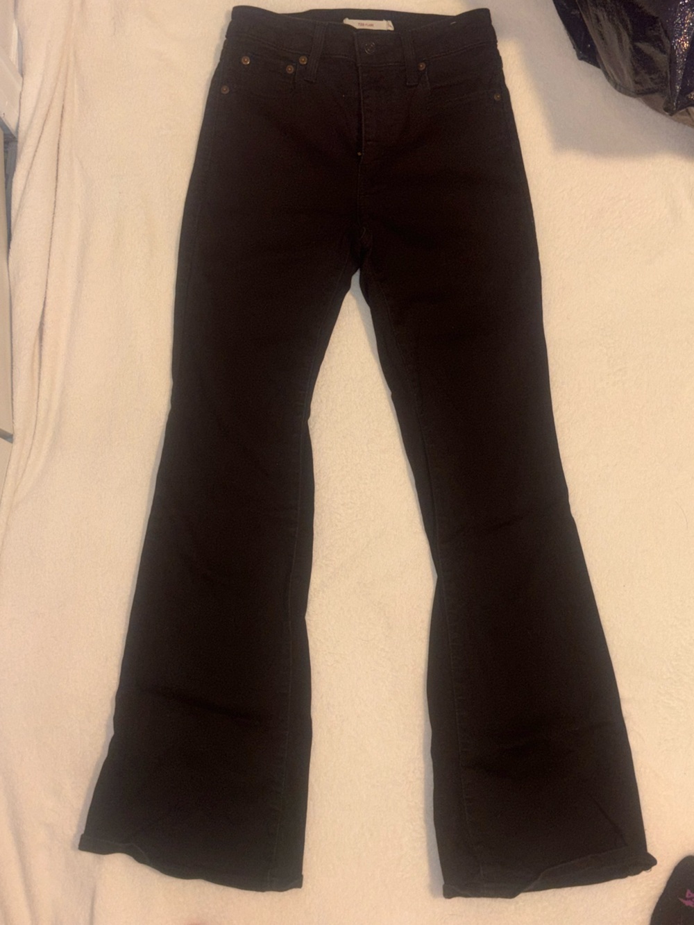 Levi's Black Women's Flare Jeans - Sleek Fit